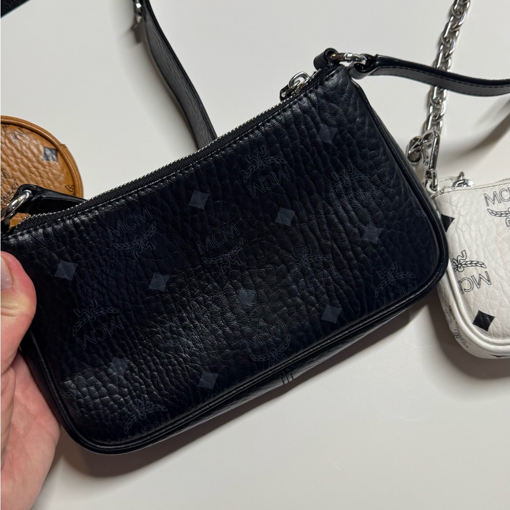 MCM Essential Visestos Original Crossboy Pouch Trio. Limited edition. - Picture 7 of 16